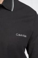 Tenisz póló REFINED PIQUE TIPPING LS POLO | Regular Fit Calvin Klein 	fekete	