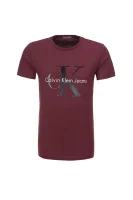 Mid T-shirt CALVIN KLEIN JEANS 	bordó	