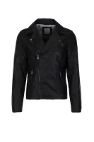 Leather Jacket GUESS 	fekete	