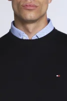 Kötött pulóver Core | Regular Fit Tommy Hilfiger 	sötét kék	