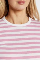 Póló C_Esla_Striped | Regular Fit BOSS ORANGE 	rózsaszín	