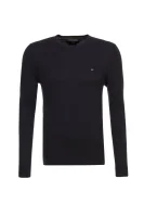 Plaited CTN Silk Sweater Tommy Hilfiger 	fekete	