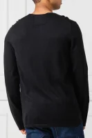 Kötött pulóver San Bastio | Regular Fit HUGO 	fekete	