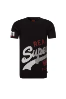 Vintage logo wrap T-shirt Superdry 	fekete	