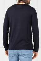 Kötött pulóver San Bastio | Regular Fit HUGO 	sötét kék	