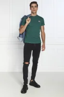Póló | Slim Fit Tommy Jeans 	zöld	