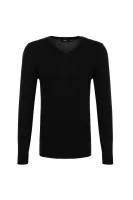 Kötött pulóver Baram-L | Regular Fit BOSS BLACK 	fekete	