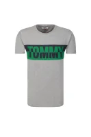 Póló TJM SPLIT GRAPHIC | Relaxed fit Tommy Jeans 	szürke	