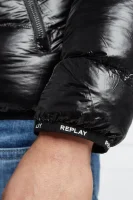 Kabát | Regular Fit Replay 	fekete	