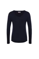 Kötött pulóver TJW | Regular Fit Tommy Jeans 	sötét kék	