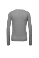 Gyapjú kötött pulóver | Regular Fit Emporio Armani 	szürke	