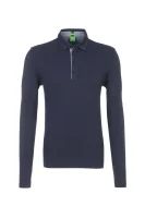 C-Tivoli 1 Long Sleeve Polo Shirt  BOSS GREEN 	sötét kék	