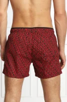 Fürdő sort JAGO | Regular Fit Hugo Bodywear 	piros	