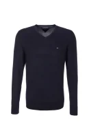 Plaited CTN Silk Sweater Tommy Hilfiger 	sötét kék	