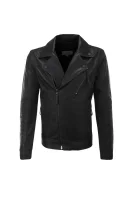 Faux-Leather Jacket CALVIN KLEIN JEANS 	fekete	