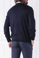 Kötött pulóver | Regular Fit Lacoste 	sötét kék	