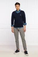 Kötött pulóver JOACHIM | Regular Fit GUESS 	sötét kék	