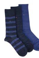 3 db-os zokni szett Tommy Hilfiger 	sötét kék	