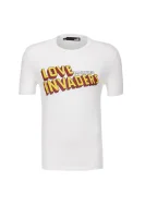 T-shirt Love Moschino 	krém	