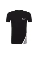 T-shirt  EA7 	fekete	
