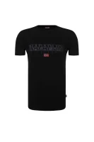 T-shirt Sapriol | Regular Fit Napapijri 	fekete	