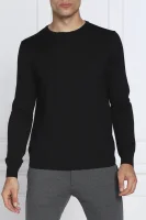 gyapjú kötött pulóver | regular fit Joop! 	fekete	