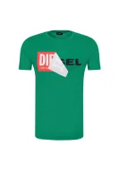Póló Diego | Slim Fit Diesel 	zöld	