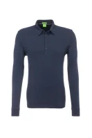 C-Paderna 30 Long Sleeve Polo Shirt  BOSS GREEN 	sötét kék	