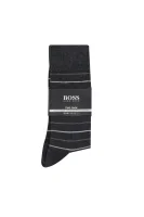Fine Stripe 2-pack Socks BOSS BLACK 	grafit	