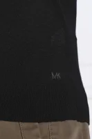 gyapjú kötött pulóver | regular fit Michael Kors 	fekete	