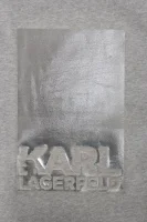 Foil Logo sweatshirt Karl Lagerfeld 	szürke	