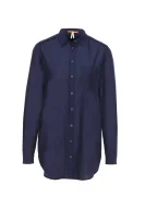Chrisler_3 Shirt BOSS ORANGE 	sötét kék	
