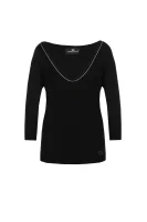 Sweater Elisabetta Franchi 	fekete	