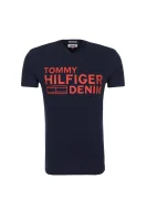 Thdm Basic T-shirt Hilfiger Denim 	sötét kék	