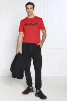 Póló Dulivio | Regular Fit HUGO 	piros	