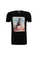 Tintype4 T-shirt BOSS ORANGE 	fekete	