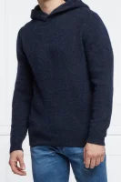 Gyapjú pulóver Karletto | Regular Fit BOSS ORANGE 	sötét kék	