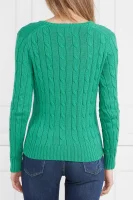 Kötött pulóver | Slim Fit POLO RALPH LAUREN 	zöld	