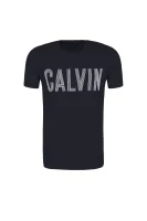 T-shirt tyrus CALVIN KLEIN JEANS 	sötét kék	