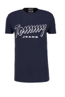 Póló TJM Summer script | Regular Fit Tommy Jeans 	sötét kék	