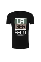 T-Shirt Lagerfeld 	fekete	