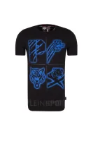 T-shirt Demmon Plein Sport 	fekete	