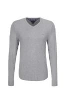 Pima V-neck Sweater Tommy Hilfiger 	szürke	