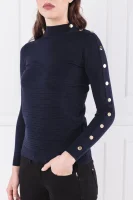 Kötött pulóver CECILIA | Slim Fit GUESS 	sötét kék	