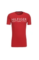 Organic T-shirt Tommy Hilfiger 	piros	