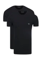 2 db-os póló | Regular Fit Emporio Armani 	fekete	