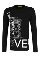 Longsleeve | Slim Fit Versace Jeans 	fekete	
