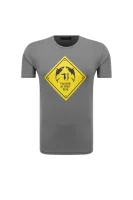 T-shirt | Regular Fit Trussardi 	szürke	