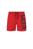 Kratke hlače za kupanje Intense Power | Regular Fit Calvin Klein Swimwear 	piros	