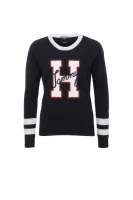 Gigi Hadid Logo C-NK Sweater Tommy Hilfiger 	sötét kék	